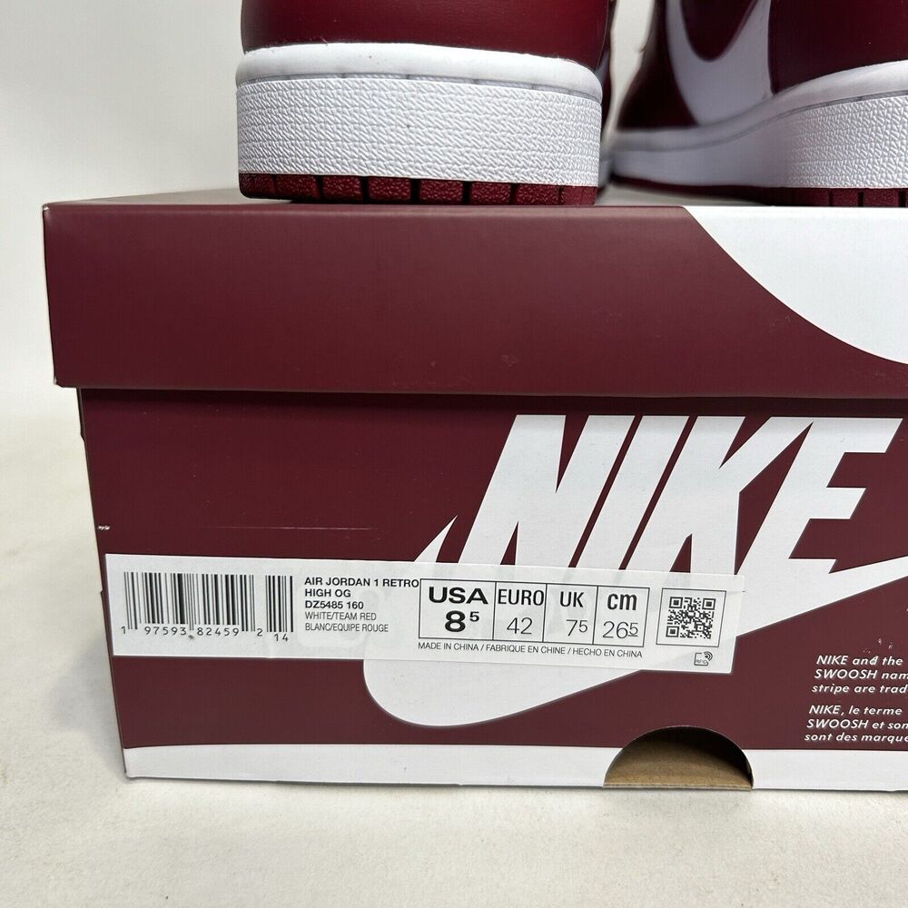 Nike Air Jordan 1 Retro High OG “Artisanal Red” 2024 - Picture 5 of 5